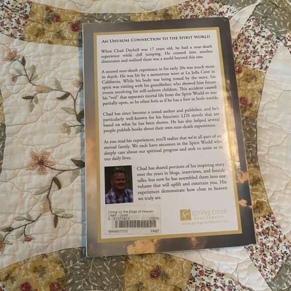 Chad Daybell Living on the Edge of Heaven Book Paperback - Picture 2 of 2